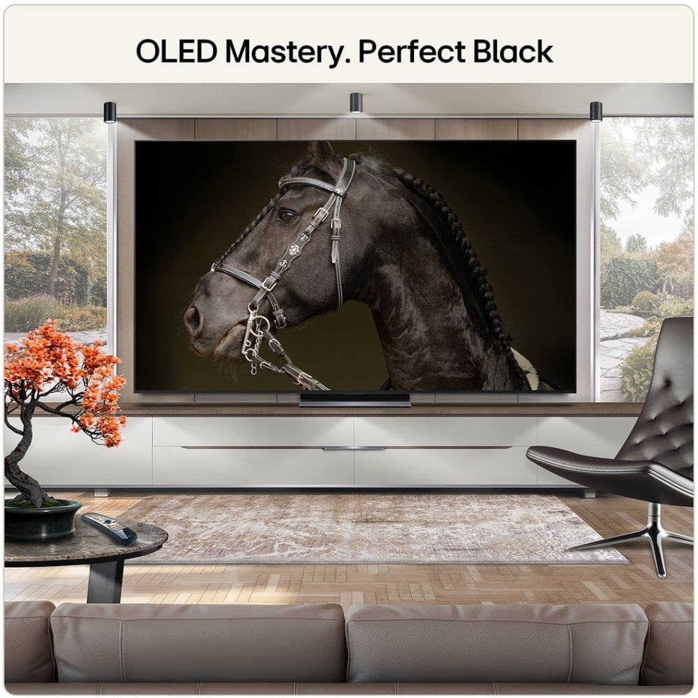 LG OLED83C66LB.AEK 83" OLED evo Smart Television, 4K Ultra HD, Black, D Rated