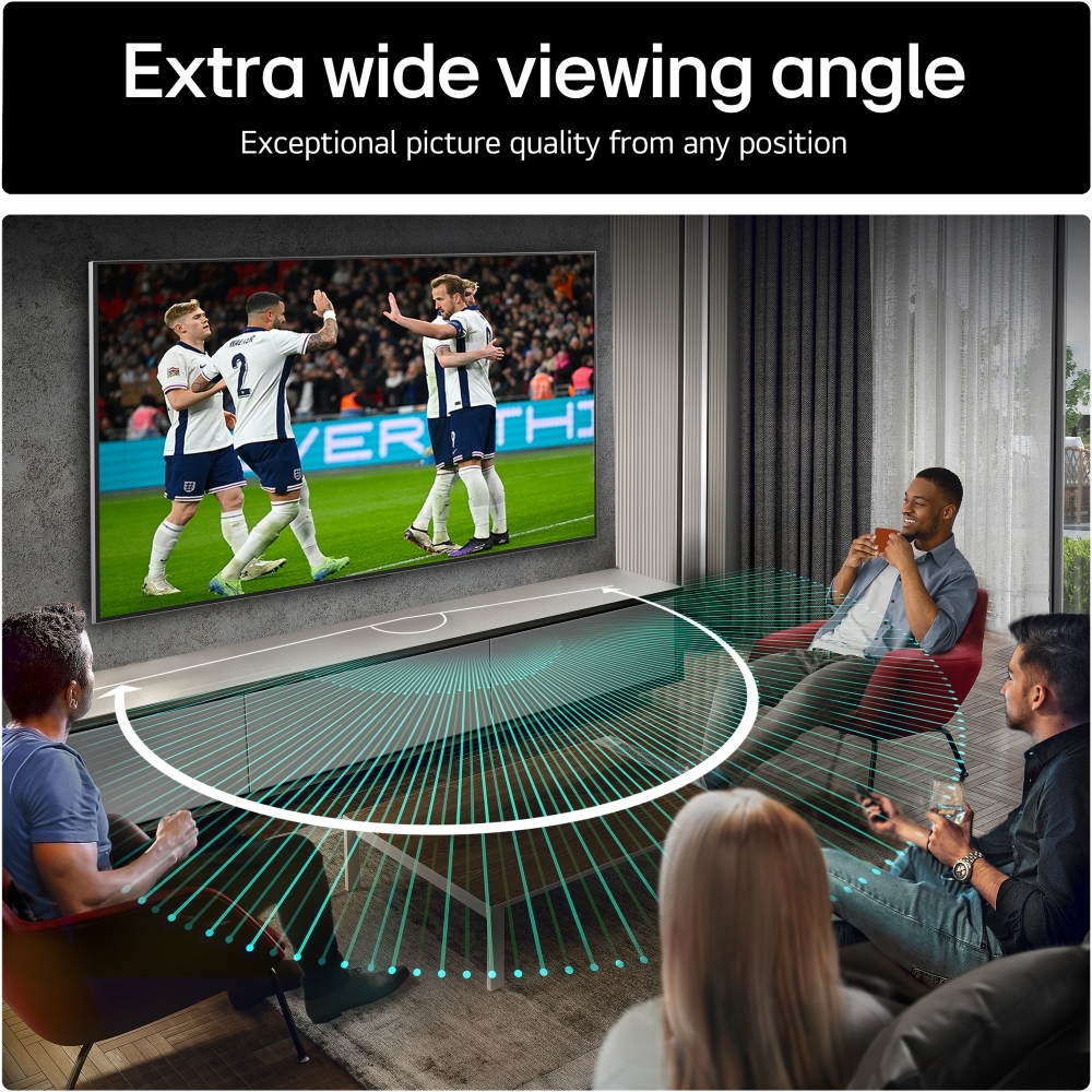 LG OLED83G54LW 83" OLED Smart Television, 4K Ultra HD, Black, E Rated