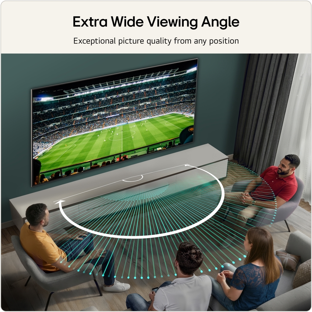 LG OLED83G64LW.AEK 83" OLED evo Smart Television, 4K Ultra HD, in bright and dark rooms, D Rated