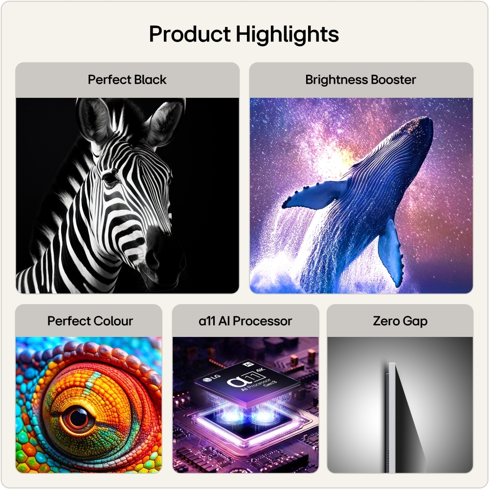 LG OLED97G64LW.AEK 97" OLED evo Smart Television, 4K Ultra HD, in bright and dark rooms, F Rated