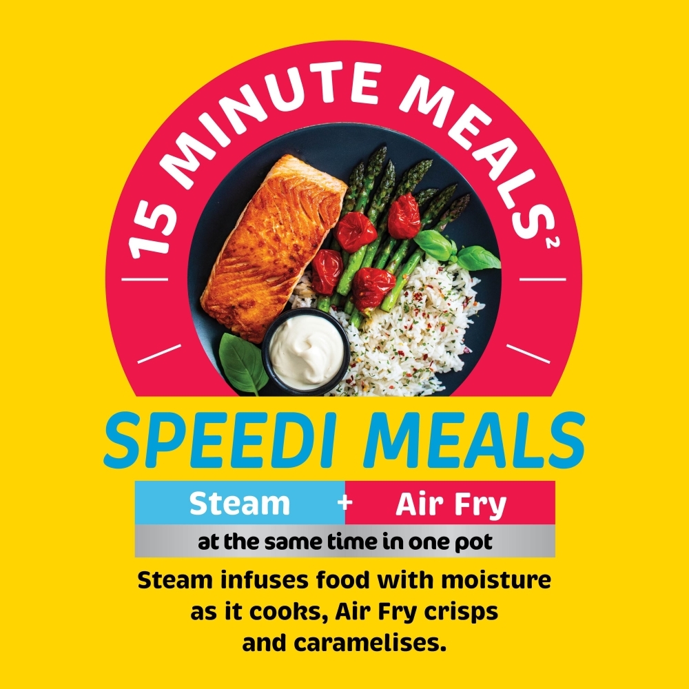 Ninja ON500UK Speedi 12-in-1 Multi-Cooker, Air Fryer and Slow Cooker, Black