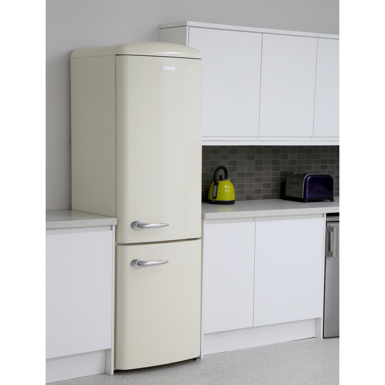 Buy Gorenje ONRK193C Retro Frost Free Fridge Freezer Cream Marks
