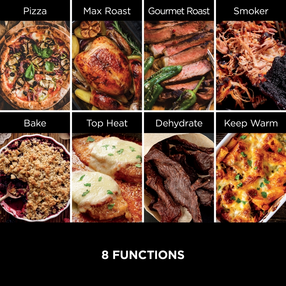 Ninja OO101UK Woodfire Electric Outdoor Oven, Artisan Pizza Maker and BBQ Smoker, Copper