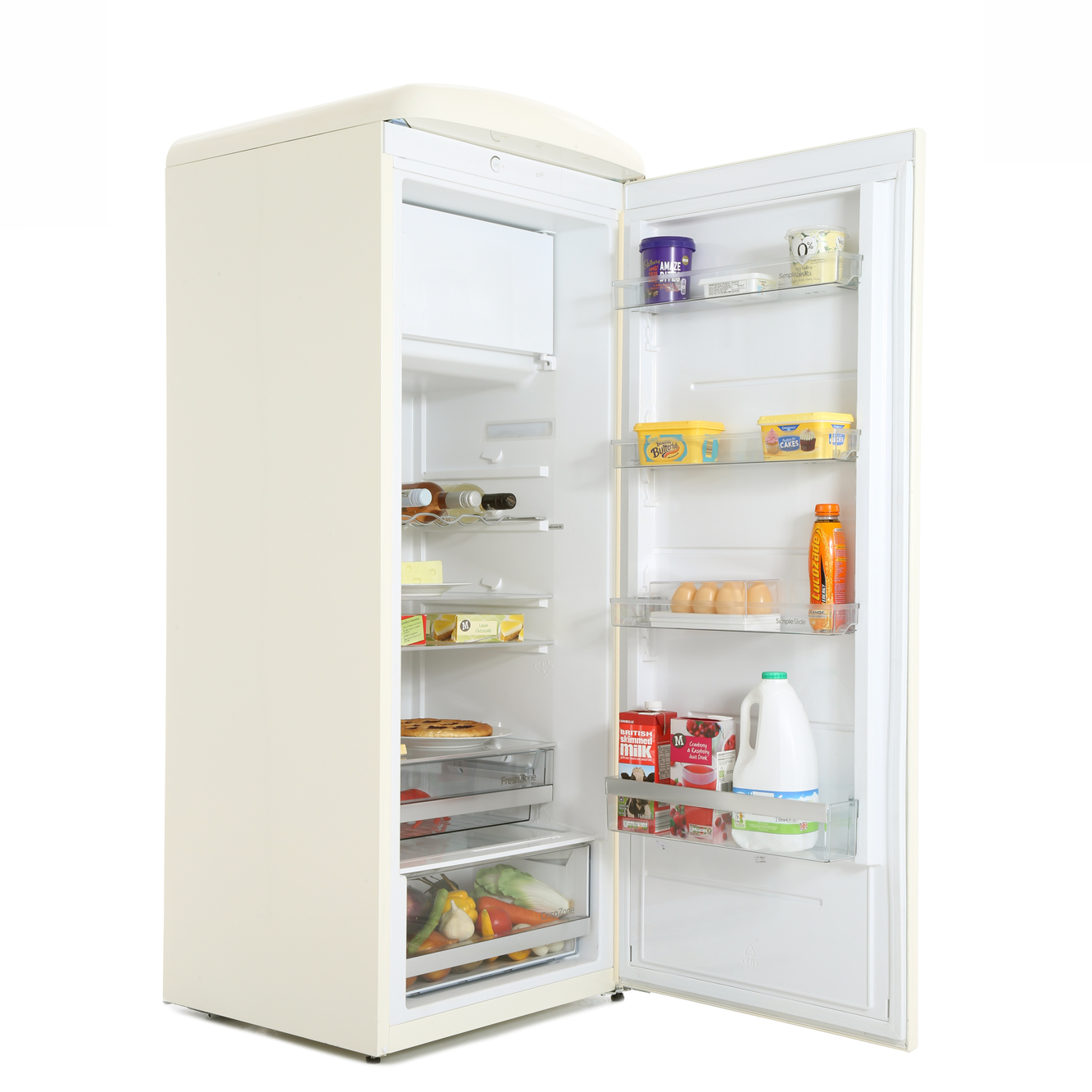 Buy Gorenje ORB153C Retro Tall Fridge with Ice Box Cream Marks