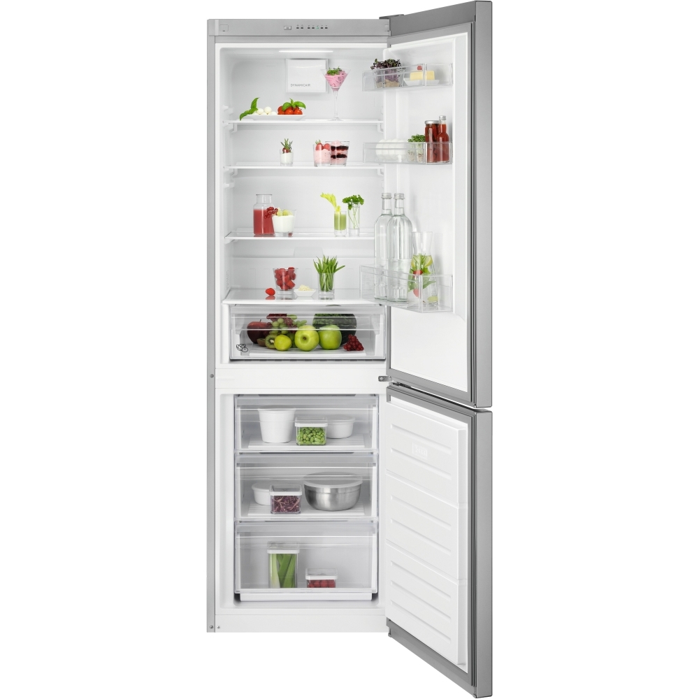 AEG ORC5S331EX Low Frost Fridge Freezer, 70/30, Silver, E Rated
