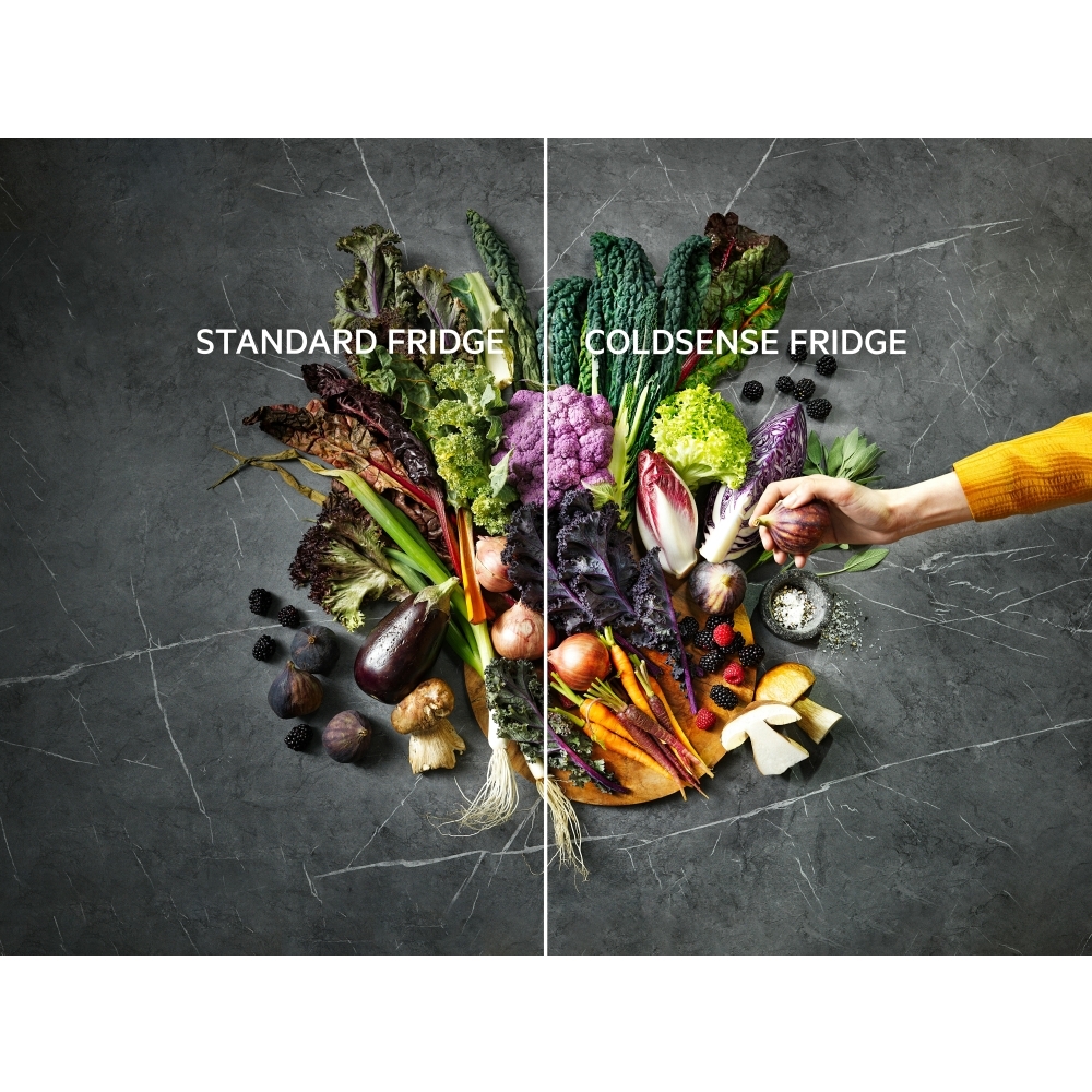 AEG ORC5S331EX Low Frost Fridge Freezer, 70/30, Silver, E Rated