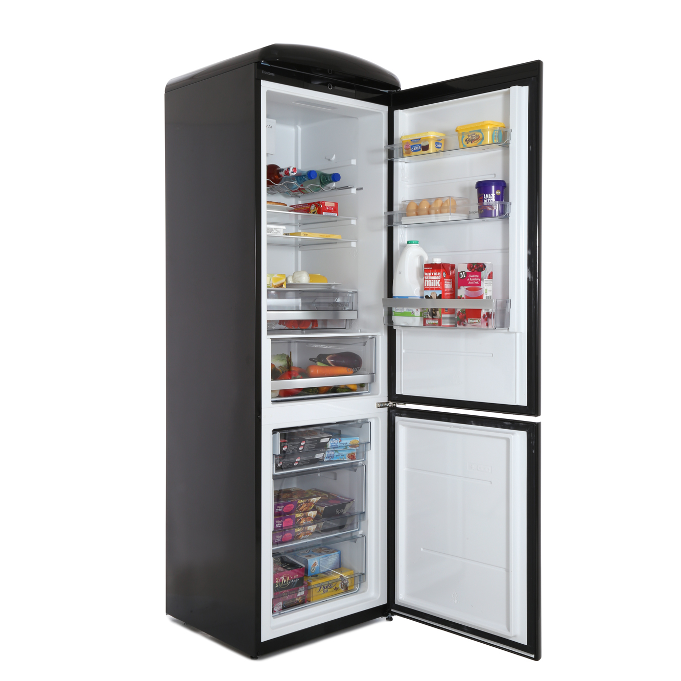 Buy Gorenje ORK193BK Retro Fridge Freezer Black Marks Electrical