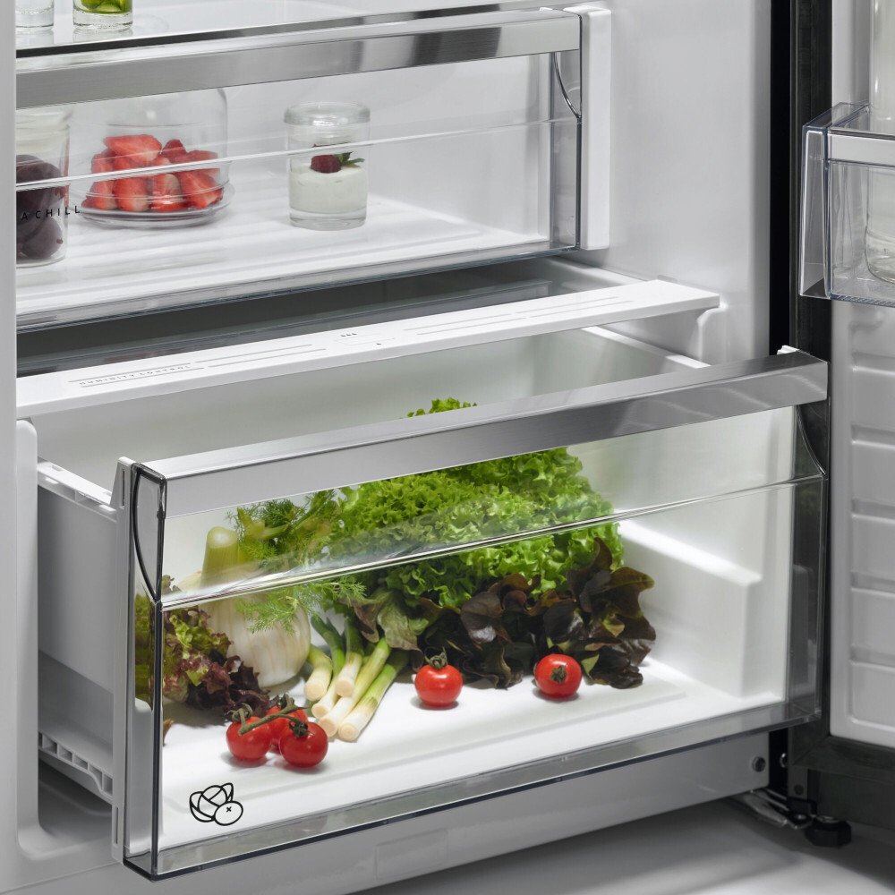 AEG ORK7M391EB Tall Larder Fridge, Black, E Rated