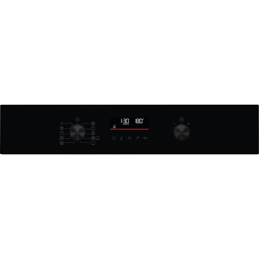 AEG OS6PB50AK Built-In Electric Single Oven with Pyrolytic Cleaning, Black, A+ Rated