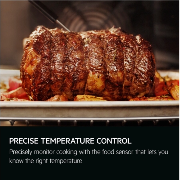 AEG OS6PB50AM Built-In Electric Single Oven with Pyrolytic Cleaning, Stainless Steel, A+ Rated