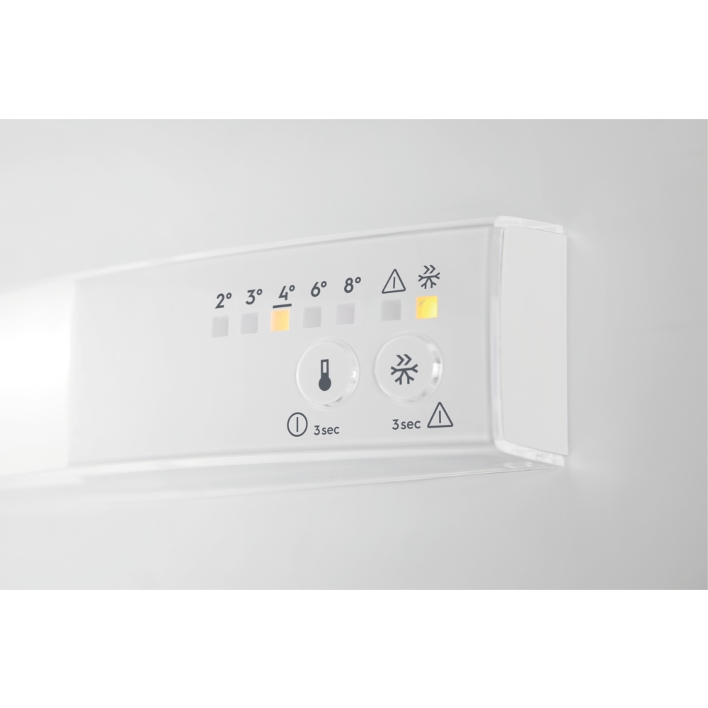 AEG OSC5S185ES Low Frost Integrated Fridge Freezer, Sliding Hinge, 50/50, E Rated