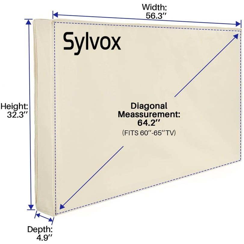 Sylvox OT65A1COVER Outdoor TV Cover for 60-65" TVs