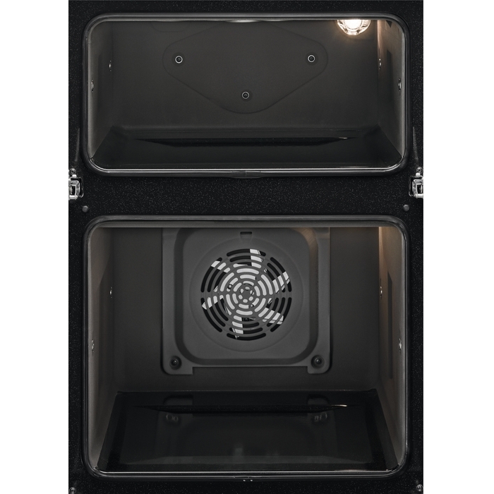 AEG OU5CP40M Built-In Electric Double Oven, Stainless Steel, A Rated