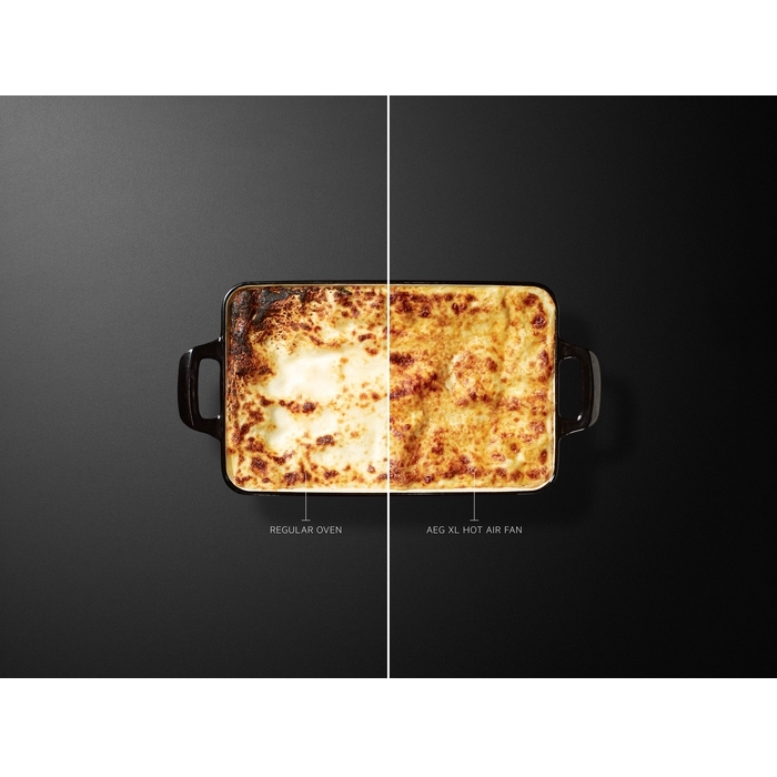 AEG OU5CU40M Built-Under Electric Double Oven, Stainless Steel, A Rated