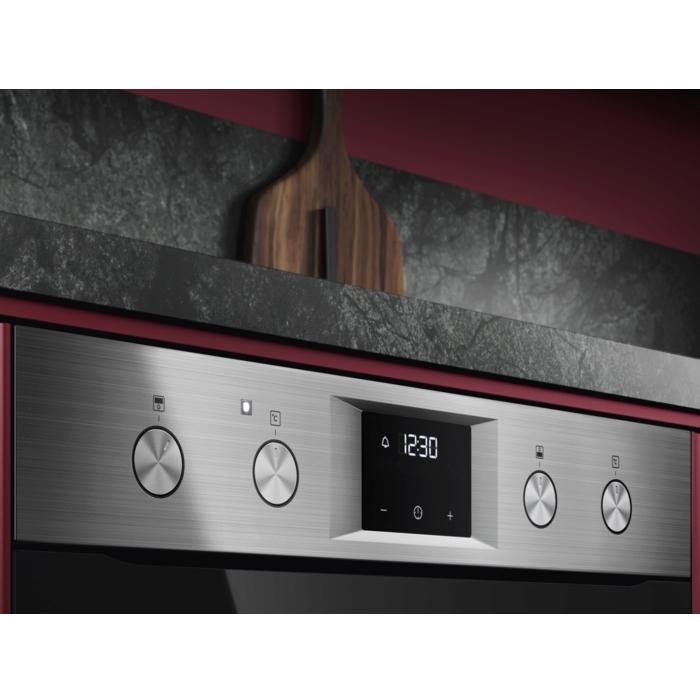 AEG OU5NU20M Built-Under Electric Double Oven, Stainless Steel, A Rated