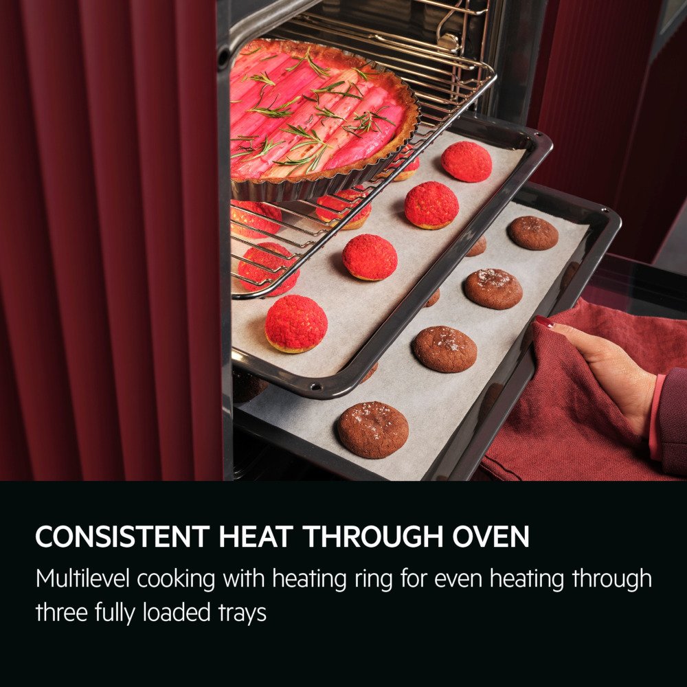 AEG OU5PB40XK Exclusiv Built-In Electric Single Oven with Pyrolytic Cleaning, Black, A+ Rated