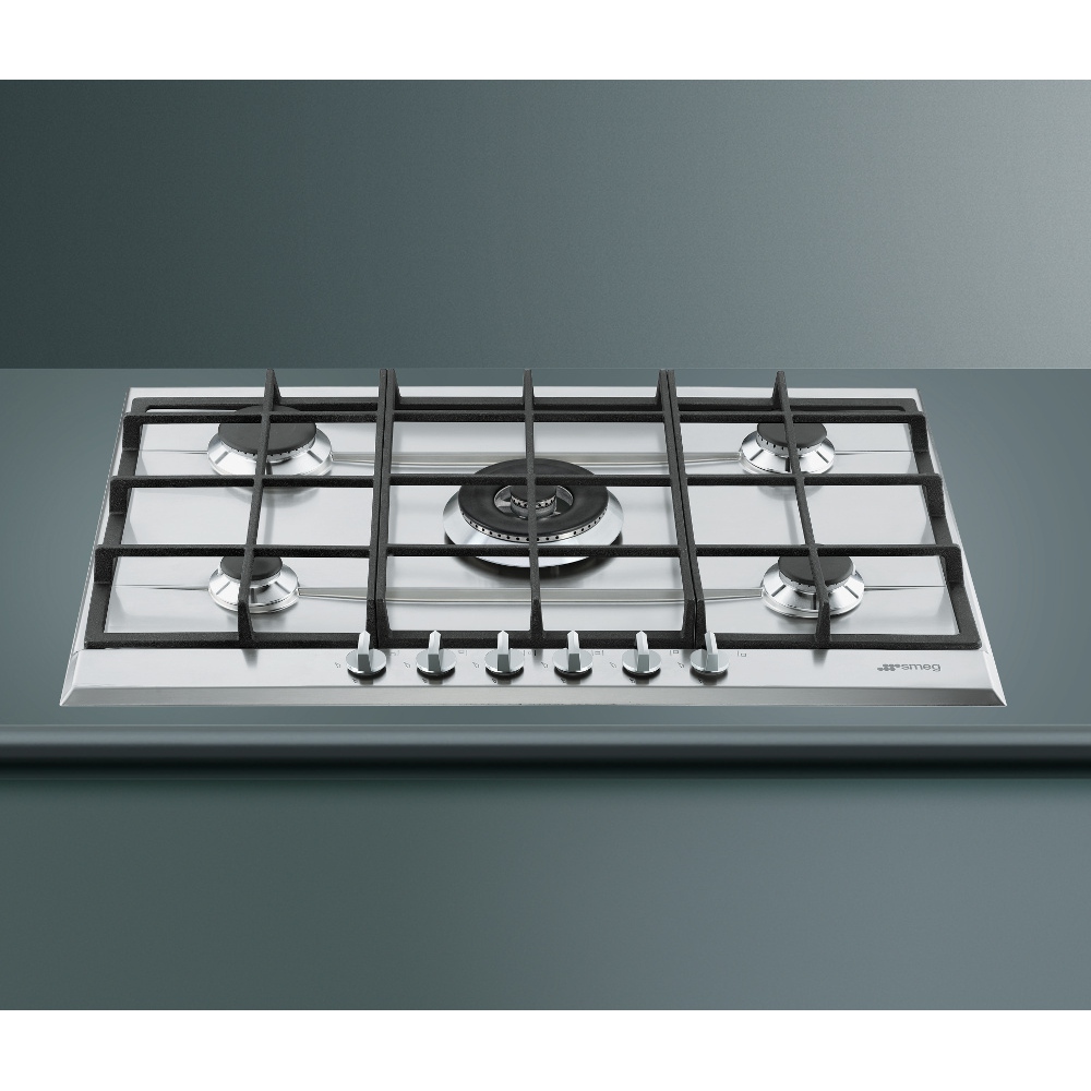 Buy Smeg Cucina P272XGH 5 Burner Gas Hob Stainless Steel Marks