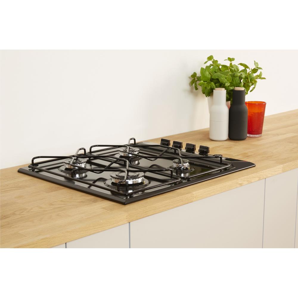 Buy Indesit PAA 642 /I(BK) 4 Burner Gas Hob (PAA642IBK) Black Marks Electrical