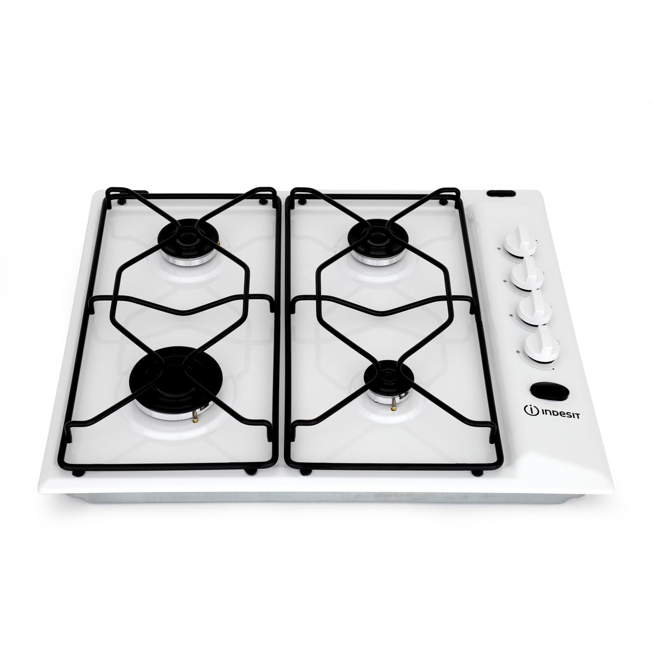 Buy Indesit PAA 642 /I(WH) 4 Burner Gas Hob (PAA642IWH) White Marks Electrical