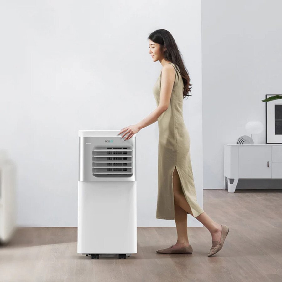Ecoair APOLLO 10K Portable Air Conditioner - 10000 BTUs,  Vented, White