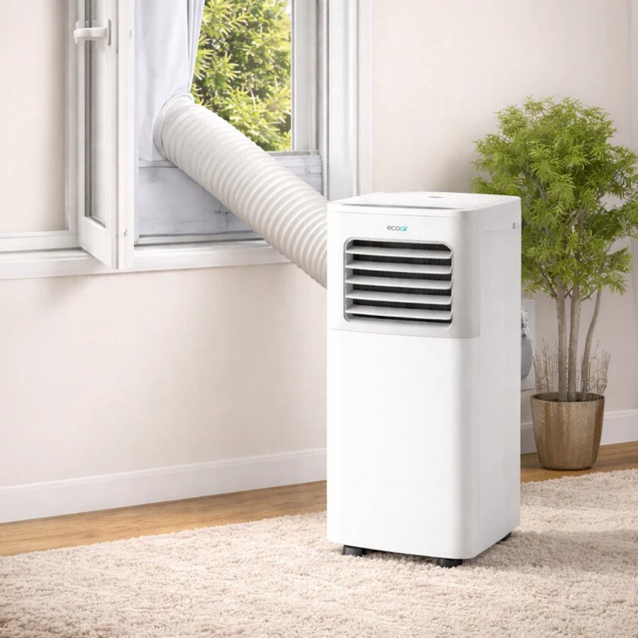 Ecoair APOLLO 10K Portable Air Conditioner - 10000 BTUs,  Vented, White