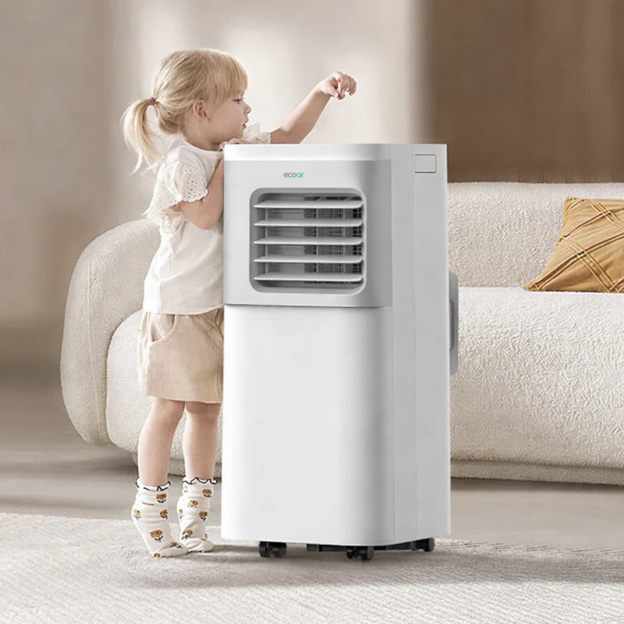Ecoair APOLLO 12K Portable Air Conditioner - 12000 BTUs,  Vented, White
