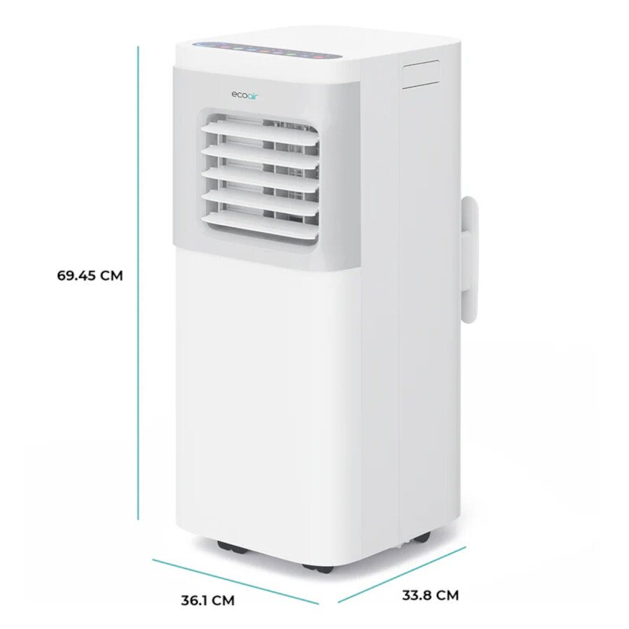 Ecoair APOLLO 12K Portable Air Conditioner - 12000 BTUs,  Vented, White