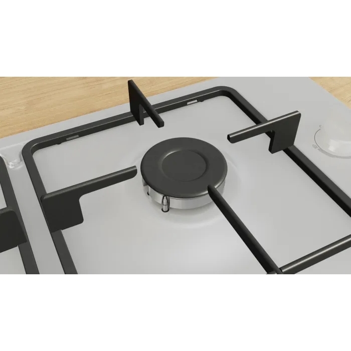 Bosch PBP6B2K60 Series 2 4 Burner Gas Hob, White