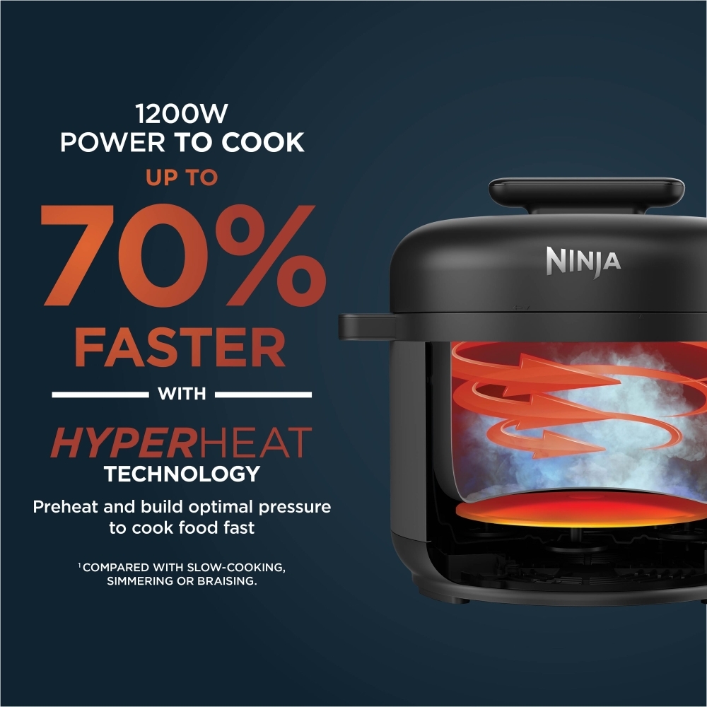 Ninja PC201UK Slow and Multi Cooker, Black