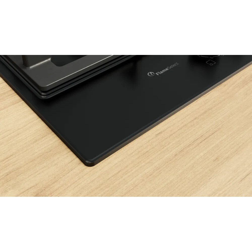 Bosch PCP6A6I90 Series 6 4 Burner Gas Hob, Black