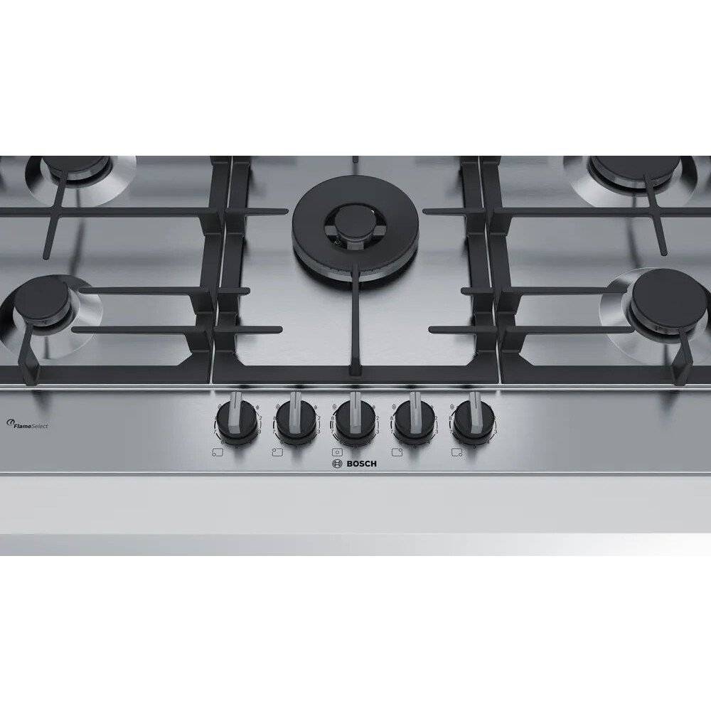 Buy Bosch Serie 6 PCR9A5B90 5 Burner Gas Hob Stainless Steel Marks