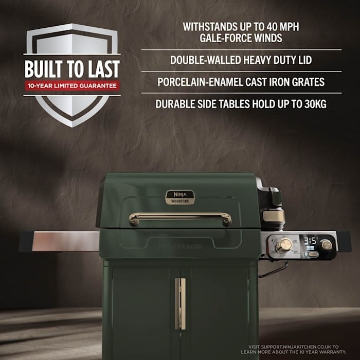 Ninja PG301UKGN Gas BBQ Grill, Green