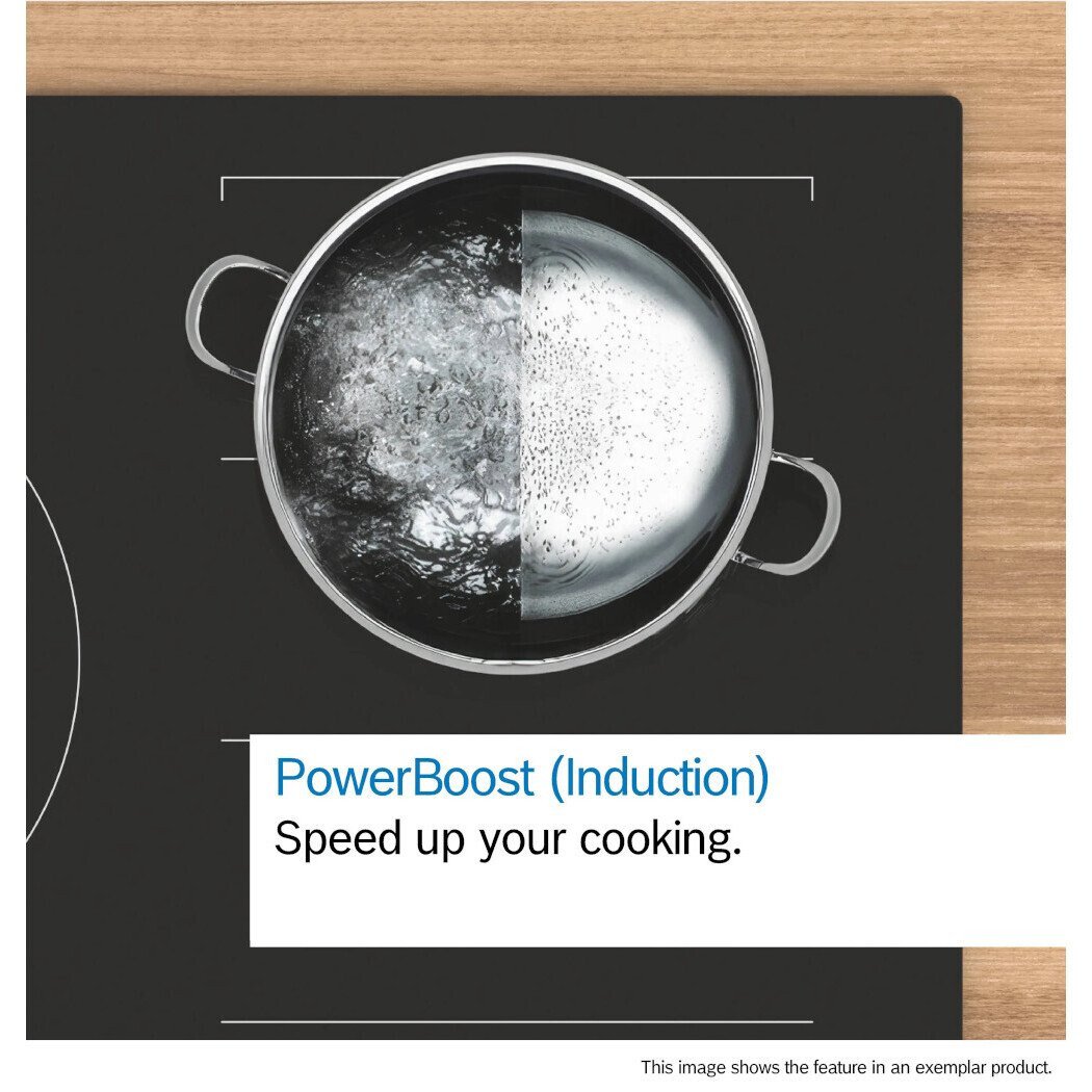 Bosch PIE61ABB5E Series 4 59cm Induction Hob, Black