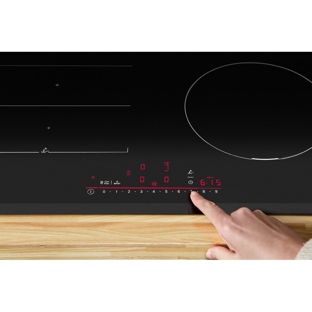 Bosch PIX631HC1E Series 6 59cm Induction Hob, Black