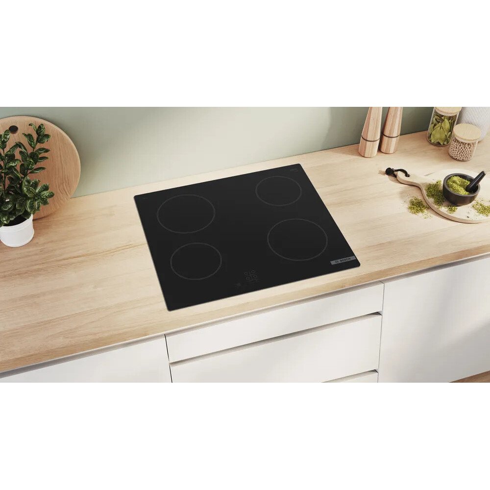 Bosch PKE61RAA8B Series 2 59cm Ceramic Hob, Black