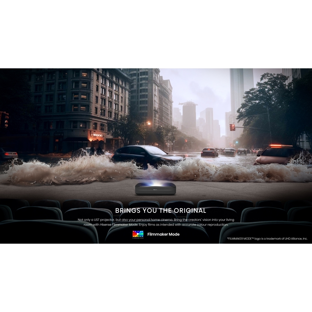 Hisense PL2TUK Series PL2 Smart Laser Cinema 4K, 4K Ultra HD, Black