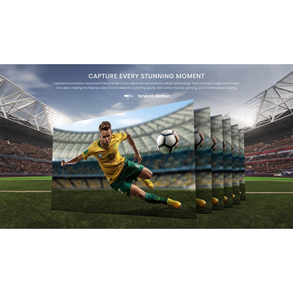 Hisense PL2TUK Series PL2 Smart Laser Cinema 4K, 4K Ultra HD, Black