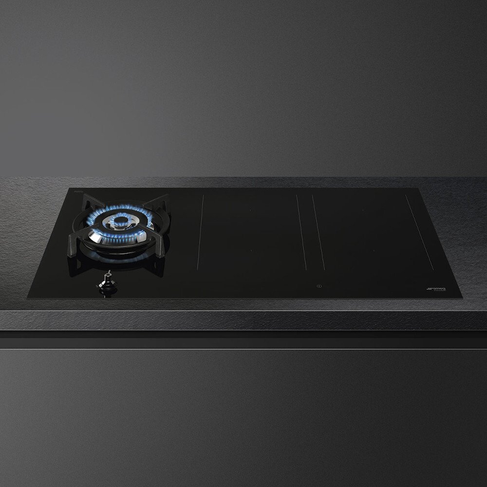 Smeg PM3953D Classic 90cm Mixed Fuel Hob, Black Marks Electrical