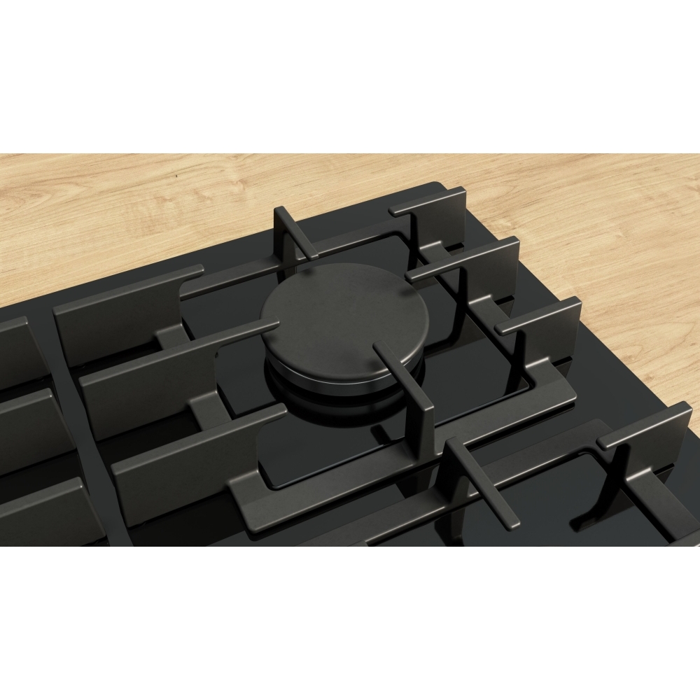 Bosch PPM9A6I40 Series 6 92cm 5 Burner Gas Hob, Black
