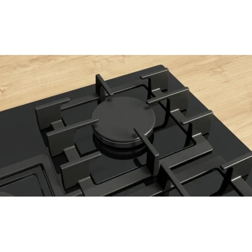 Bosch PPQ7A6I40 Series 6 75cm 5 Burner Gas Hob, Black