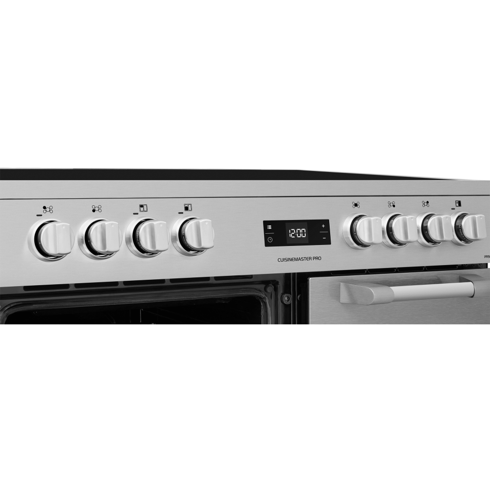 Leisure PR90C530X Cuisinemaster Pro 90cm Ceramic Range Cooker, Stainless Steel, A Rated Marks