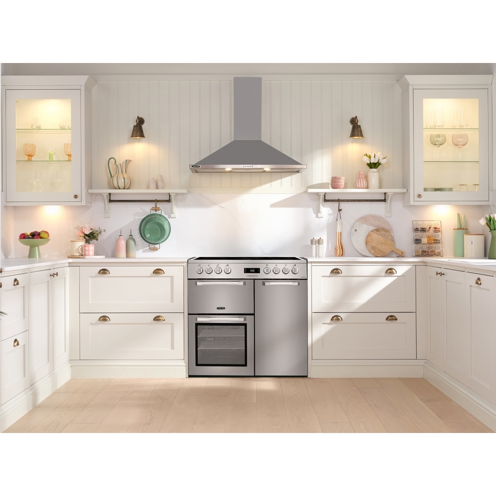 Leisure PR90C530X Cuisinemaster Pro 90cm Ceramic Range Cooker, Stainless Steel, A Rated