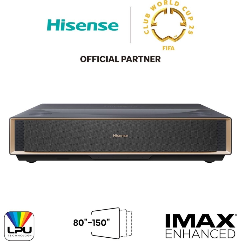 Hisense PT1  4K Smart Laser Cinema, 4K Ultra HD, Black