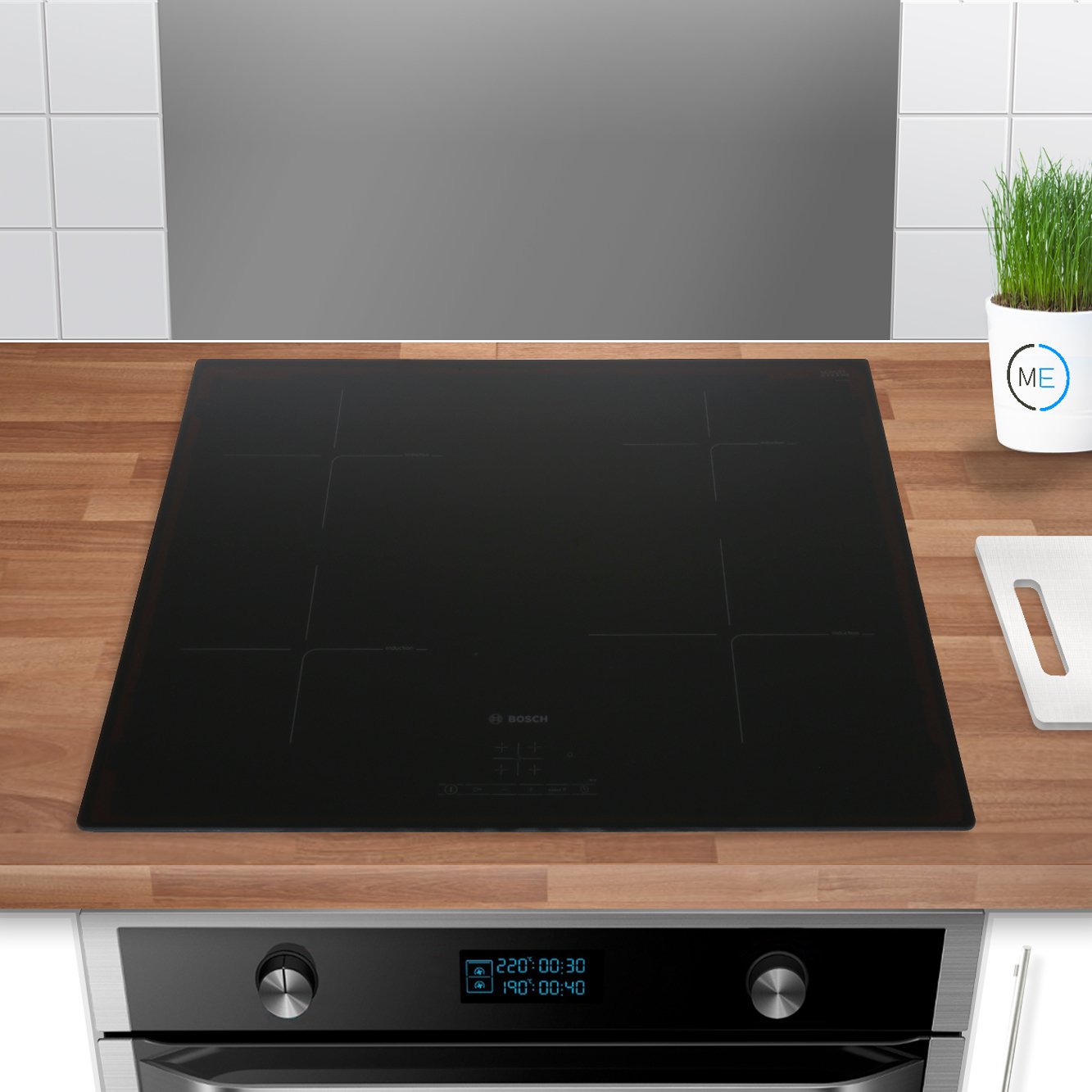 Buy Bosch PUE611BF1B Serie 4 Induction Hob Frameless Marks Electrical