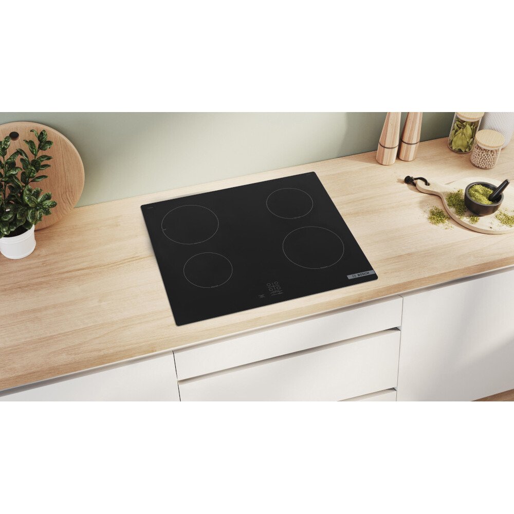 Bosch PUG61RAA5B Series 2 59cm Induction Hob, Black