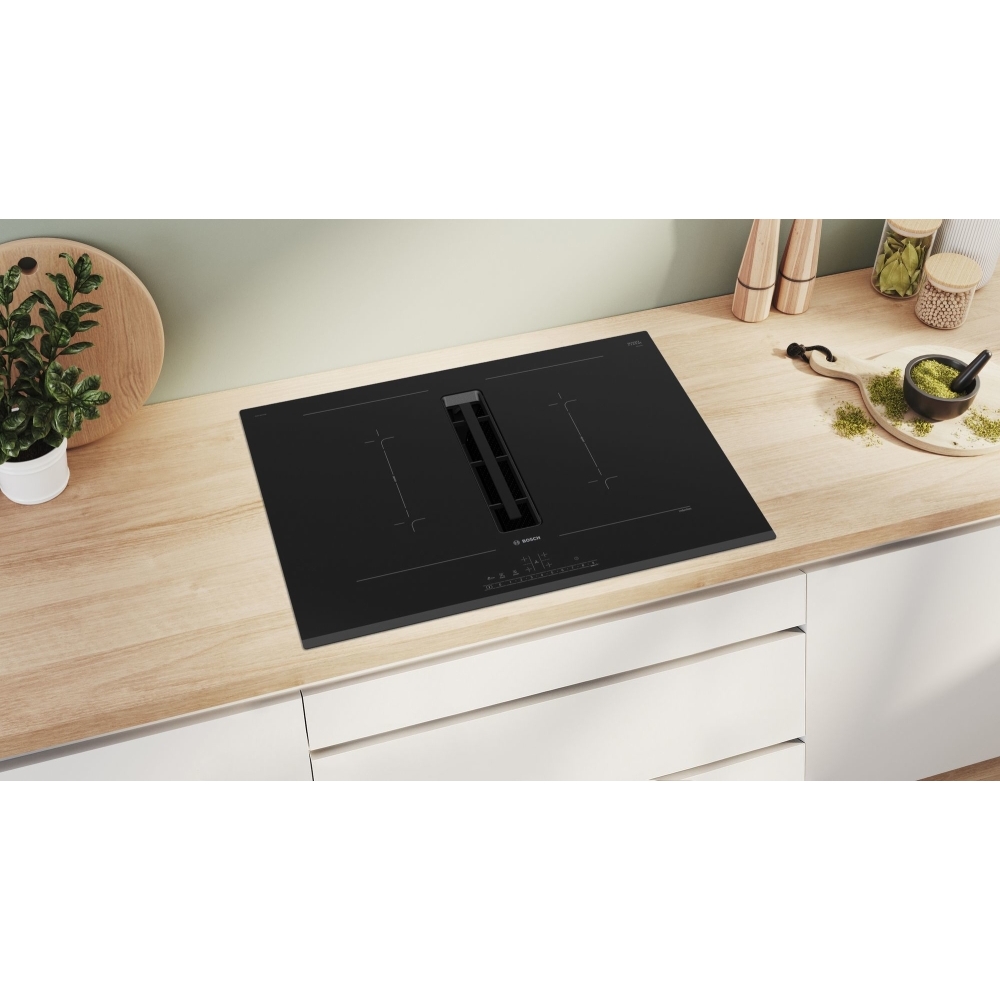 Buy Bosch Serie 6 PVQ731F15E Induction Hob with Downdraft Extractor