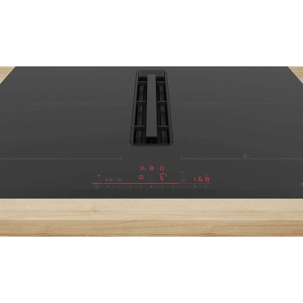 Bosch PVQ731H26E Series 6 71cm Vented Hob, Black, B Rated