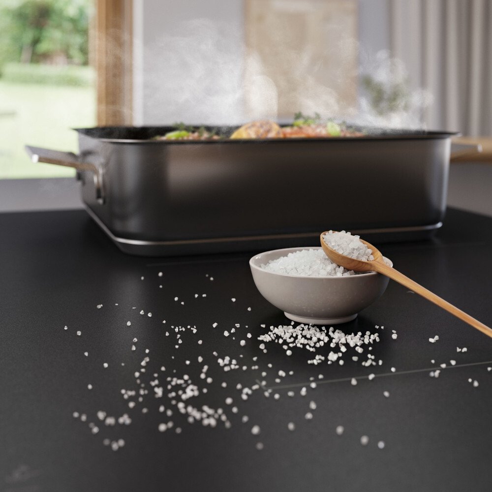 Bosch PVQ81AH26E Series 6 80cm Vented Hob, Black, B Rated