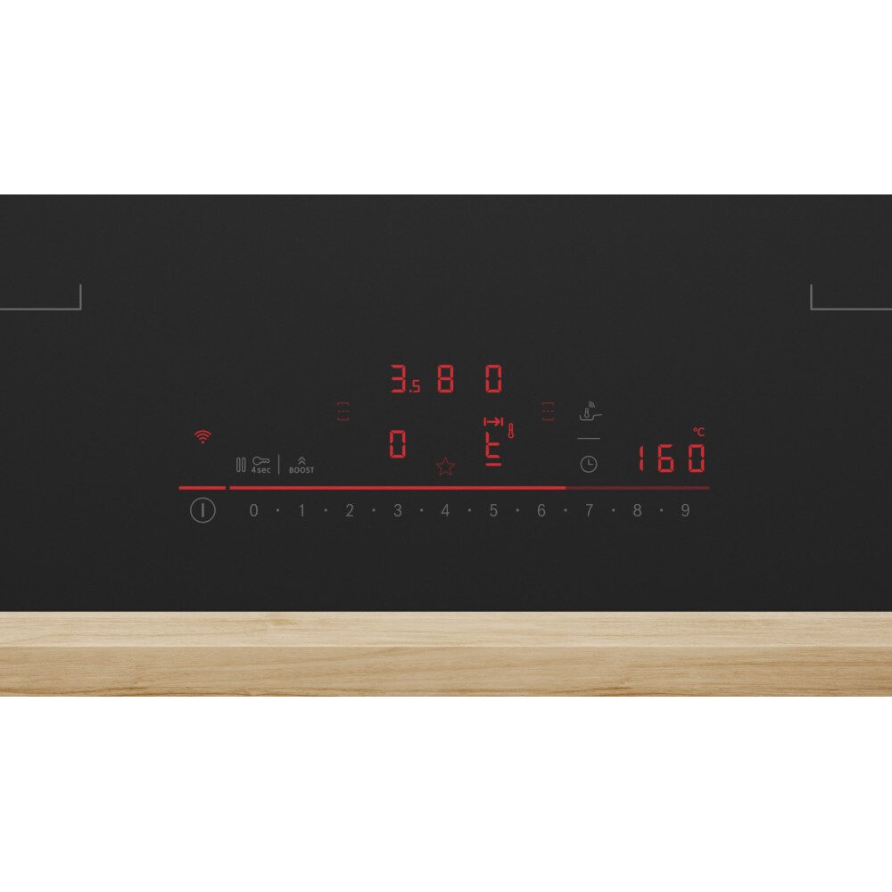 Bosch PVQ81AH26E 80cm Vented Hob, Black, B Rated