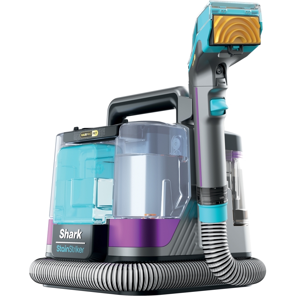 Shark PX250UKT StainStriker HairPro Pet Stain & Spot Cleaner, Silver